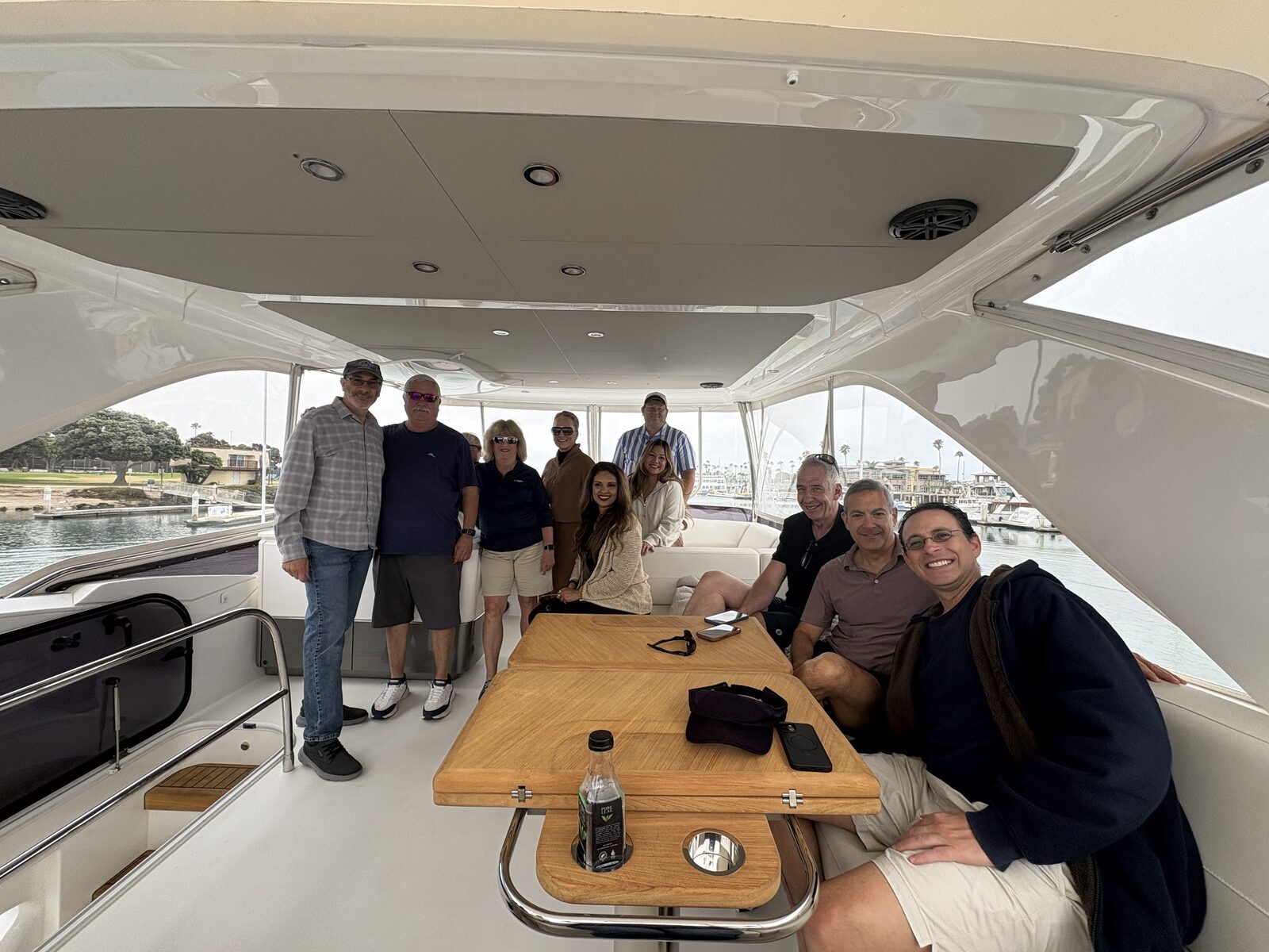 LAB members aboard a boat trip to the Channel Islands, June 2026